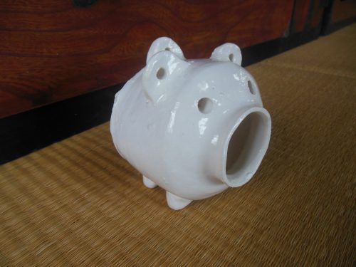 陶芸体験：懐かしの蚊遣豚
