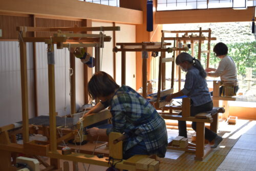 挙母木綿手紡ぎ手織り講座 3期　初級
