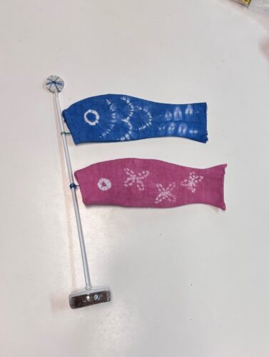 4/18(土)　絞り染め体験  こいのぼり作り